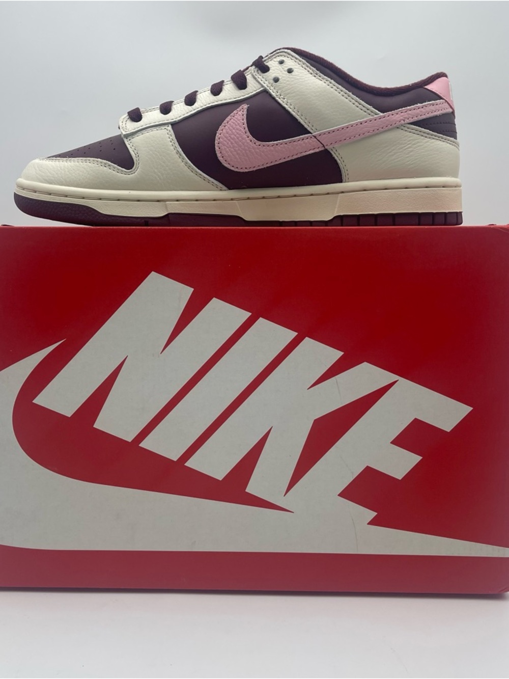 Nike Dunk Low Retro PRM-Men SZ 10- EU 44-UK 9- Pale Ivory Soft Pink-New in box